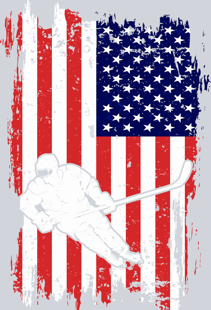 Ice Hockey Player 1 - STK03127 (DTF Transfers)