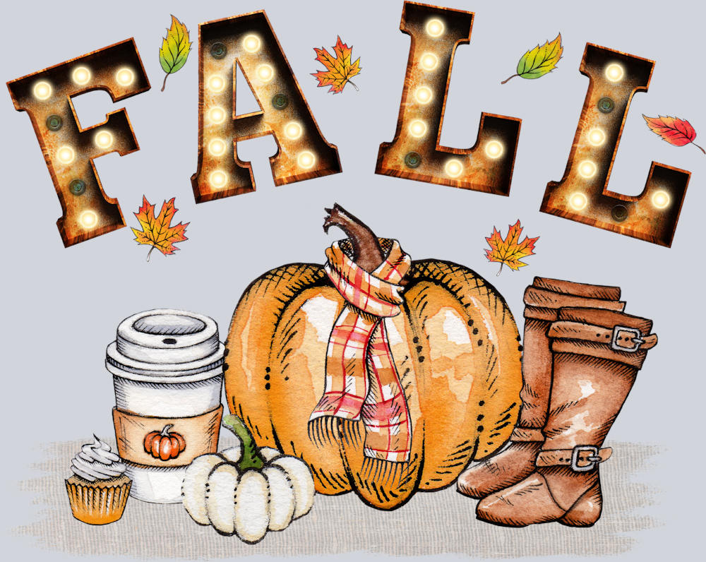 Fall Pumpkin Spice - STK01912 (DTF Transfers)