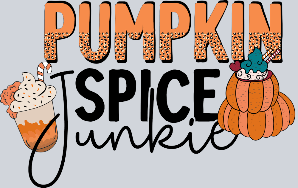 Pumpkin Spice Junkie 2 - STK07245 (DTF Transfers)