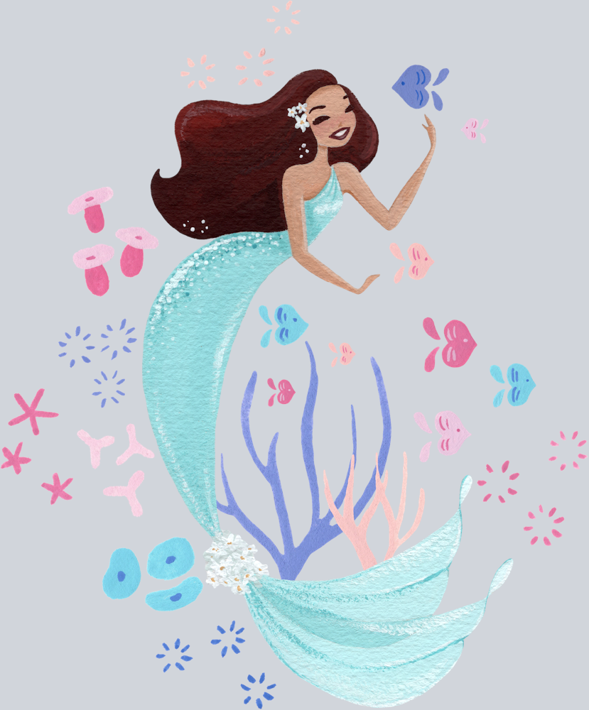 Fantasy Mermaid Scene 7 - STK06669 (DTF Transfers)