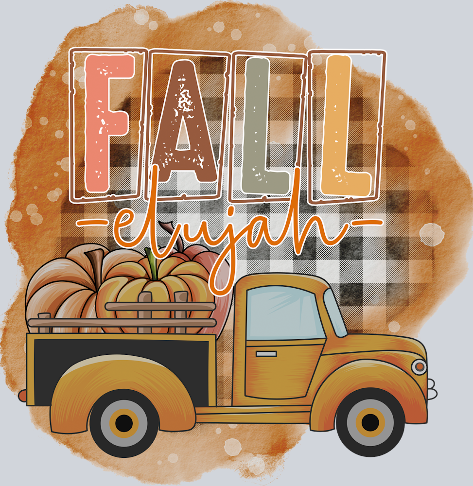 Fall Truck Plaid - STK07161 (DTF Transfers)