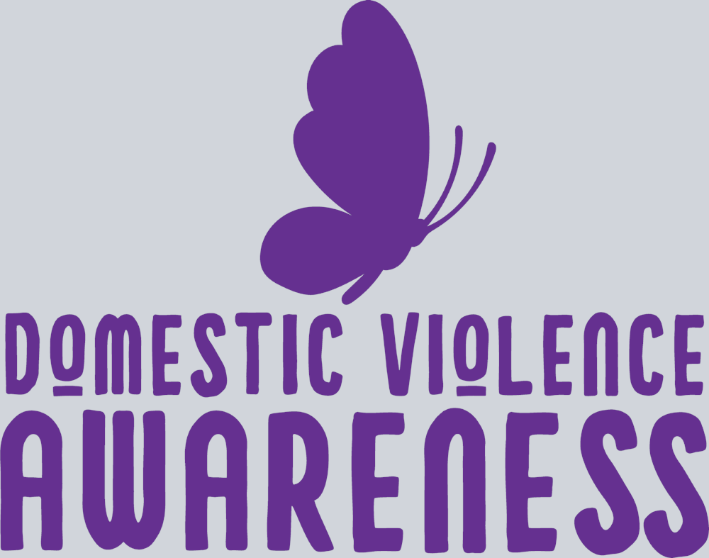 domestic violence awareness butterfly - STK07412 (DTF Transfers)