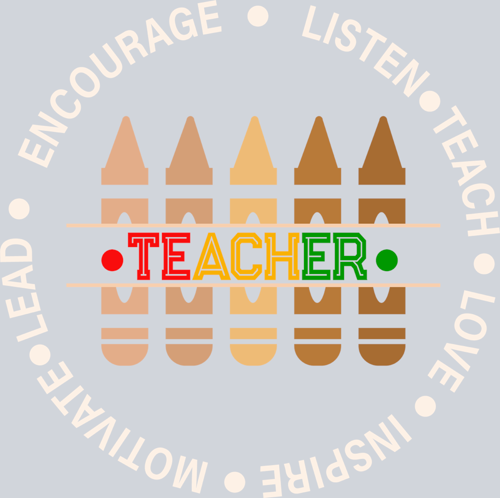 Listen Teach Love Inspire Motivate Lead Encourage - STK03612 (DTF Transfers)