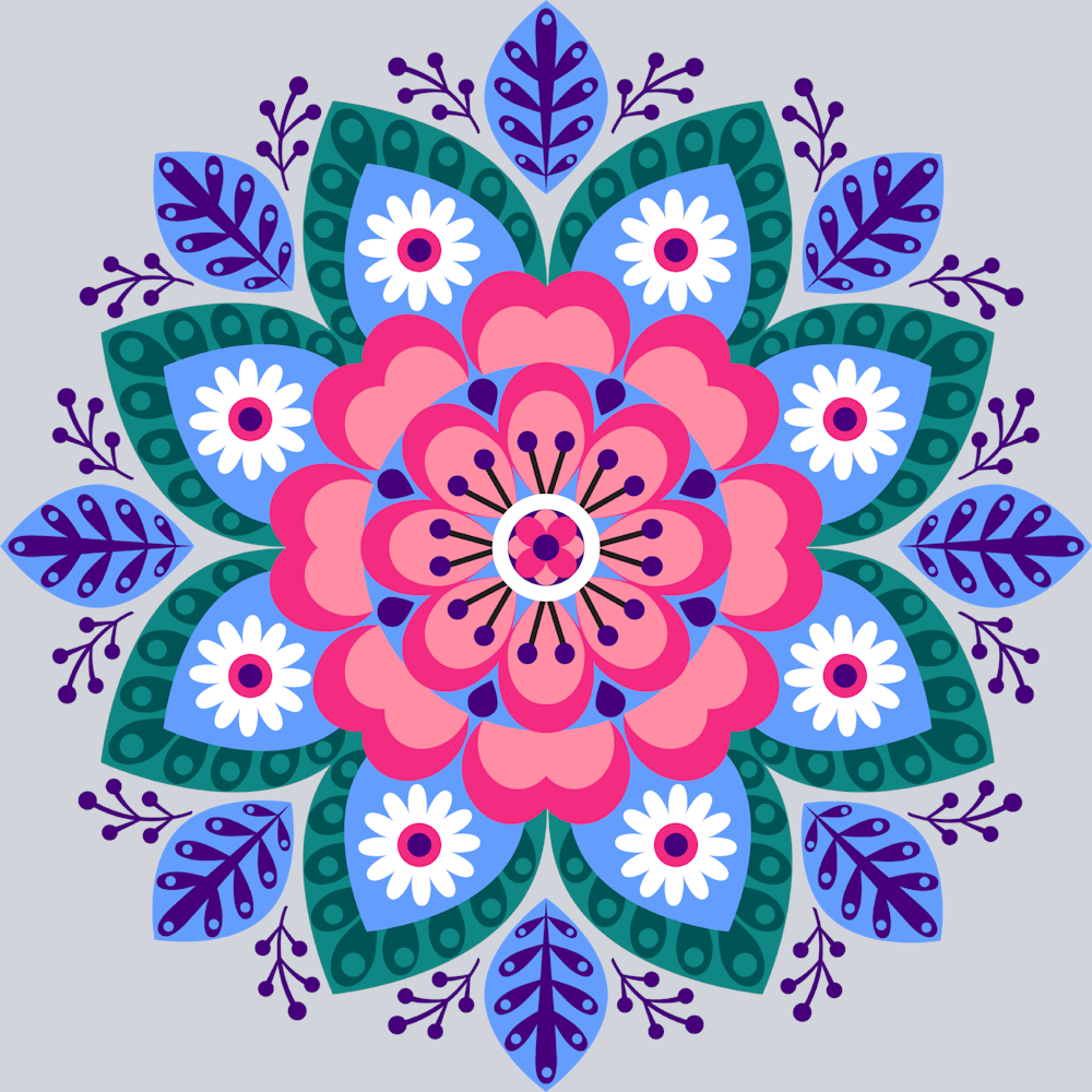 Mexican Flower - STK04265 (DTF Transfers)