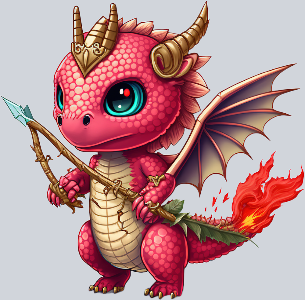 Cute Baby Dragon 4 - STK01502 (DTF Transfers)