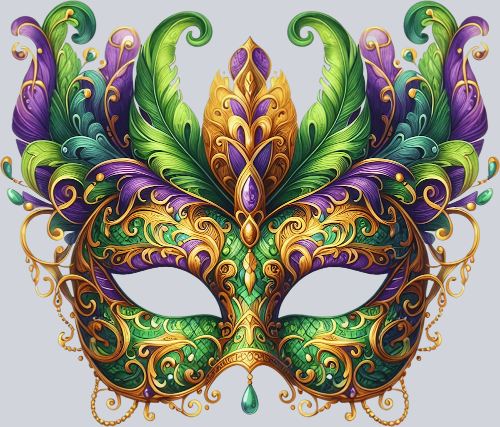 Mardi Gras 8 - STK04004 (DTF Transfers)