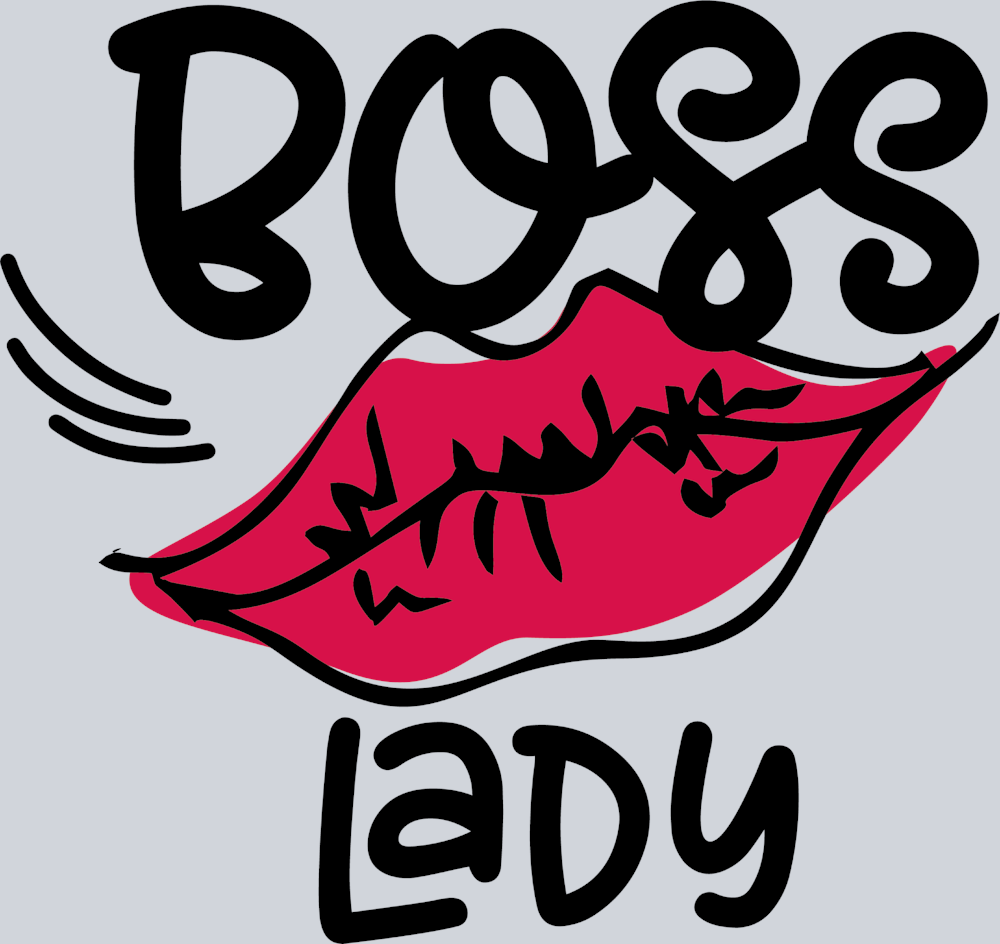 Boss Lady Lips - STK01104 (DTF Transfers)