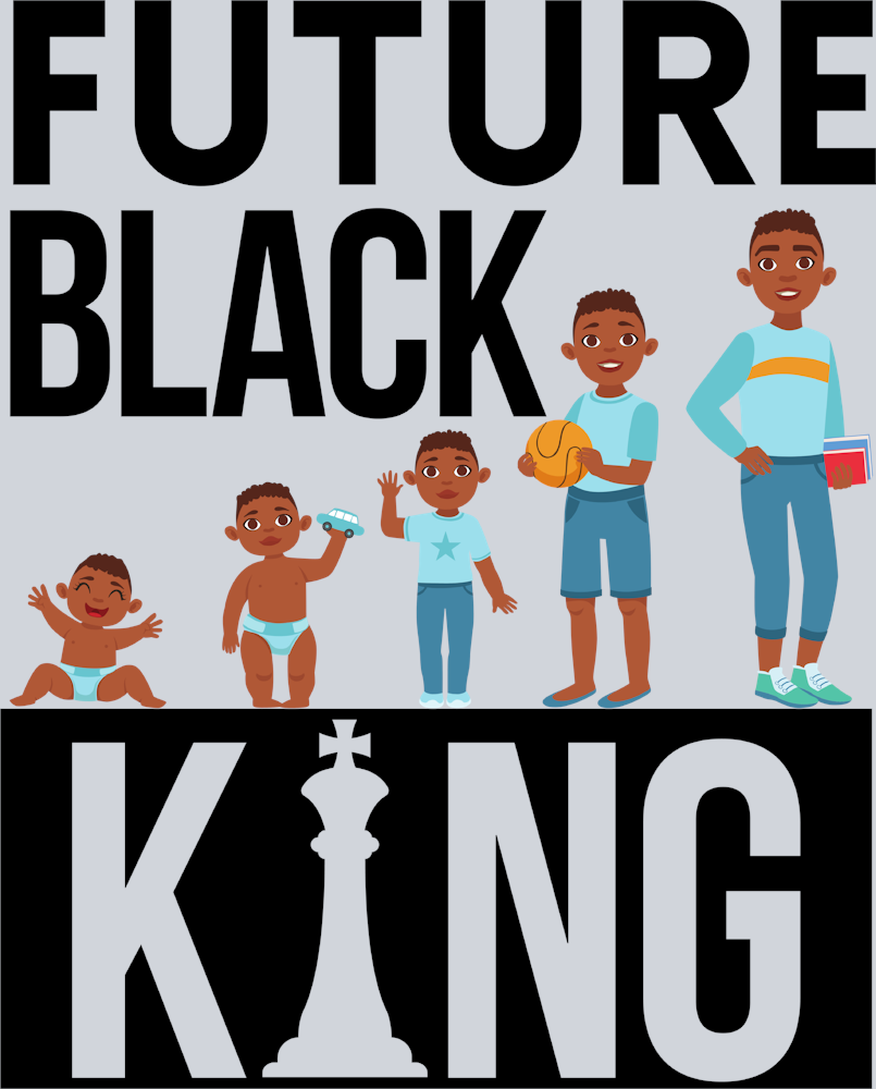 Future Black King Chess - STK02175 (DTF Transfers)