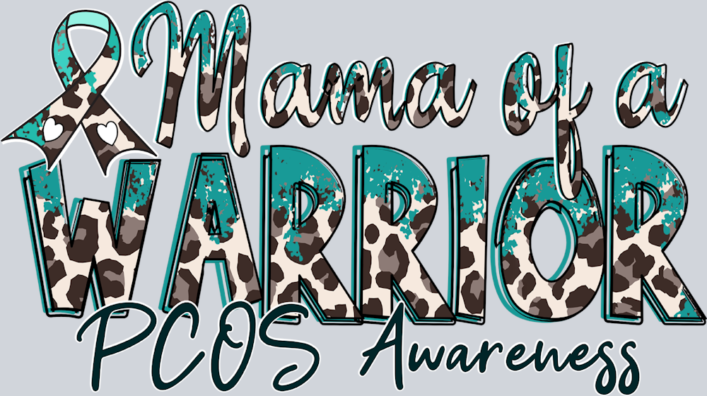 Mama of a Warrior PCOS rgb - STK06892 (DTF Transfers)