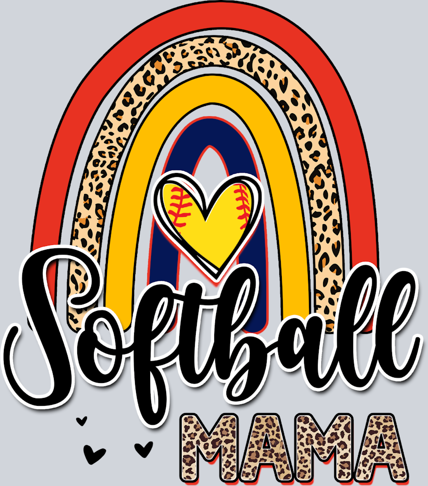 Softball Mama - STK07355 (DTF Transfers)