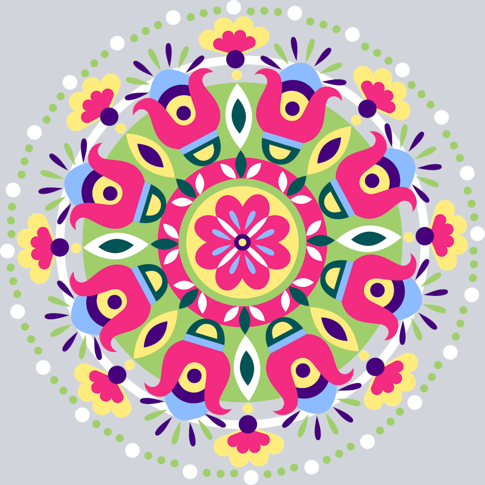 Mexican Flor - STK04264 (DTF Transfers)