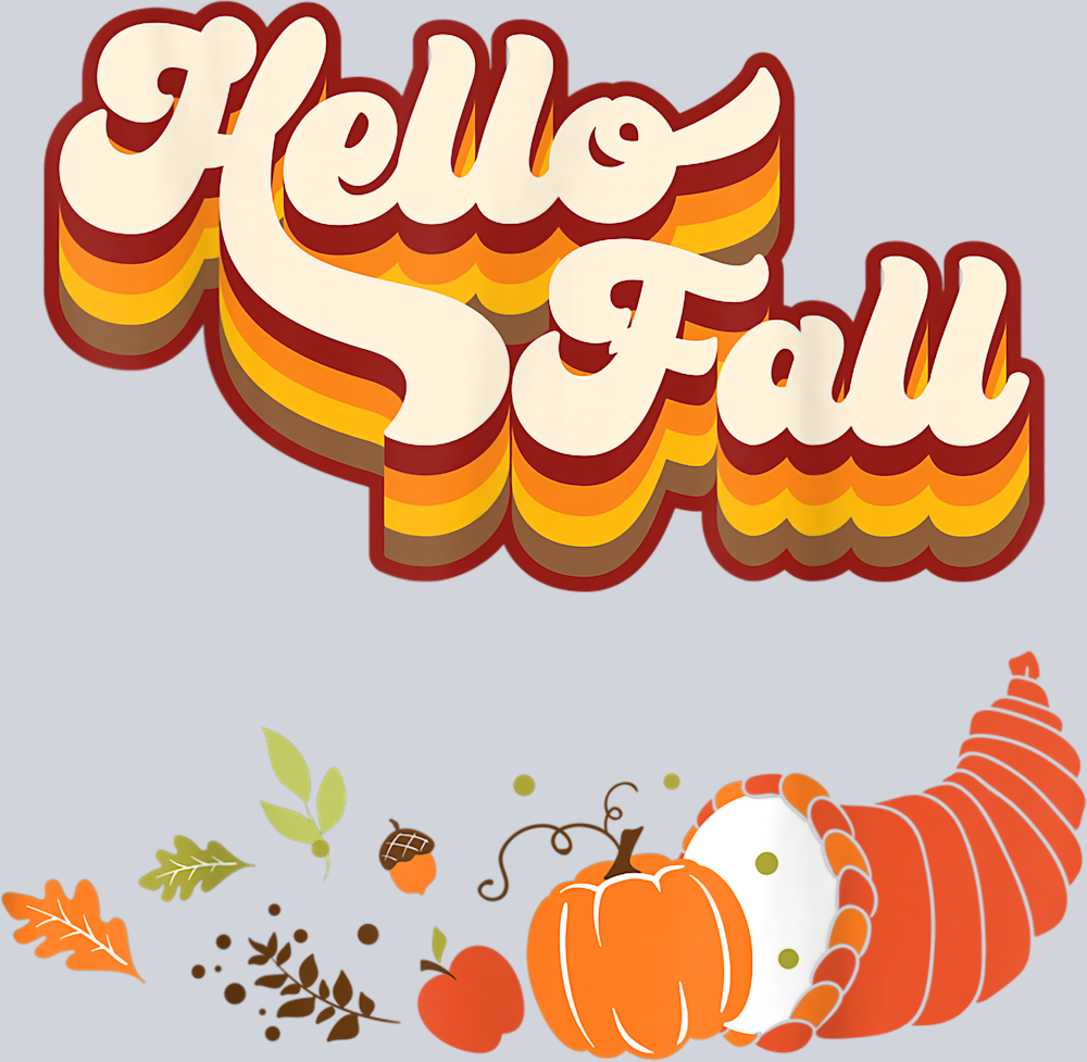 Hello Fall 3 - STK02681 (DTF Transfers)