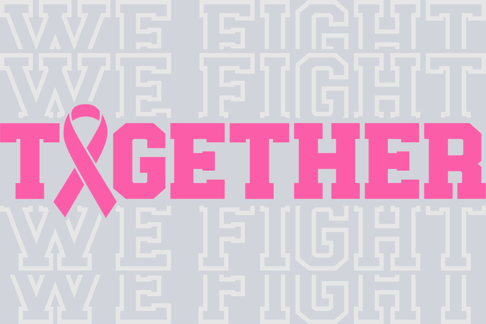 Together We Fight White - STK06170 (DTF Transfers)