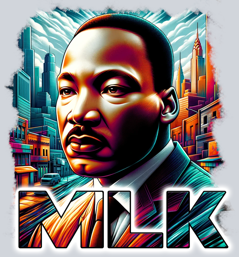 Martin Luther King Mlk I Have A Dream 2 - STK04124 (DTF Transfers)