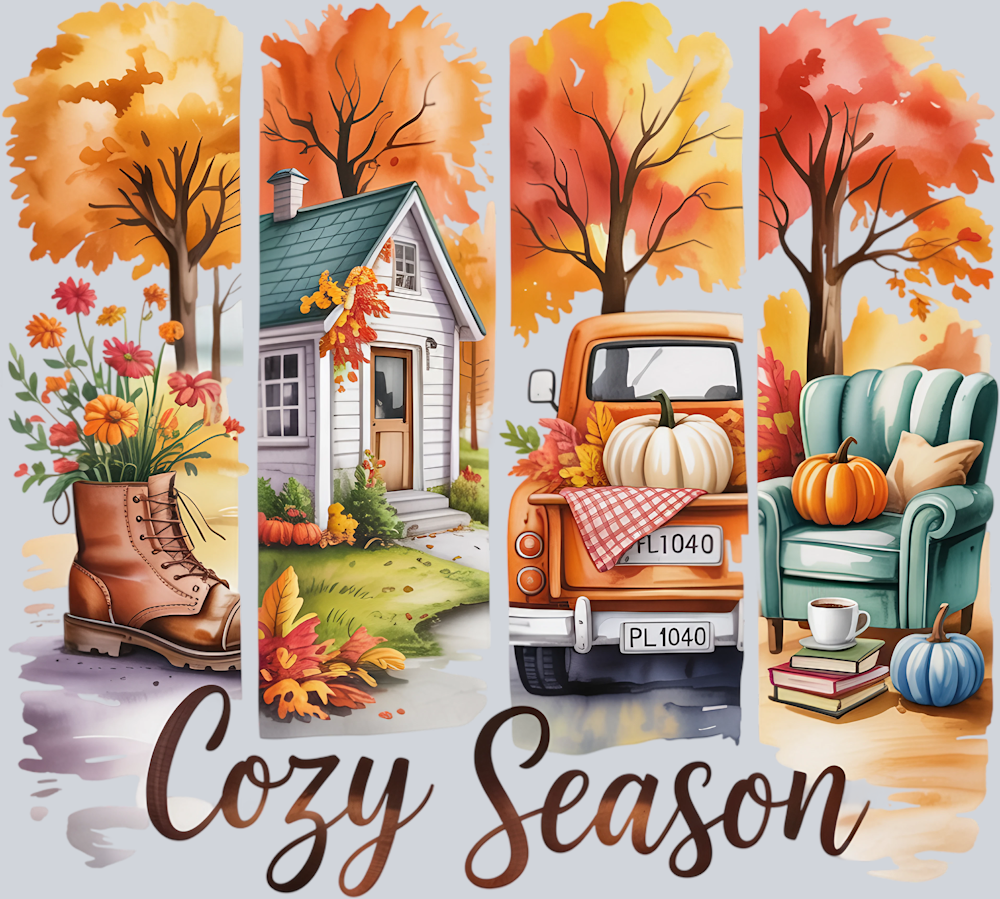 Fall Cozy Season 2 - STK07357 (DTF Transfers)