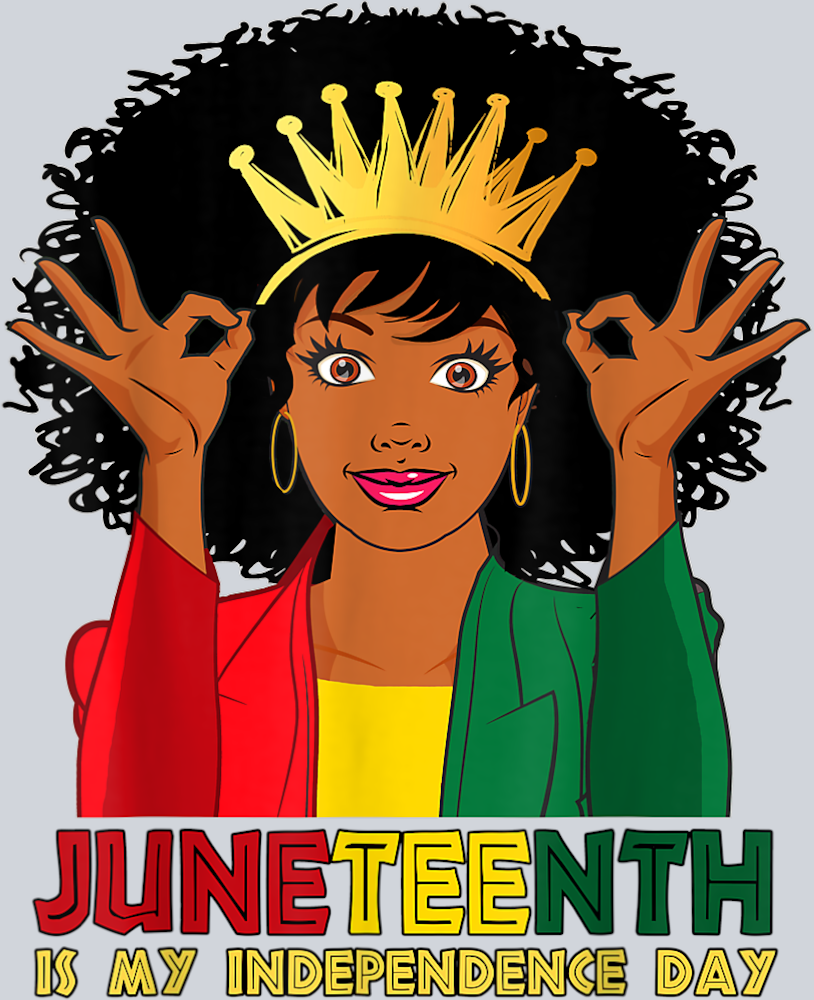 Juneteenth Is My Independence Day Oooookay - STK03404 (DTF Transfers)