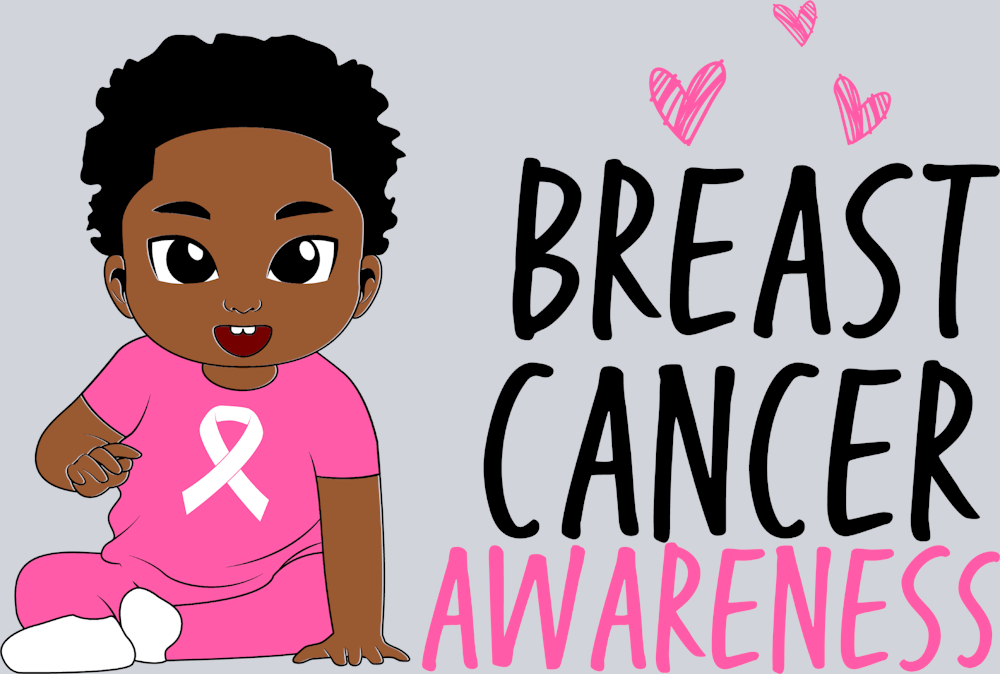 Breast Cancer Awareness Baby Boy - STK01112 (DTF Transfers)