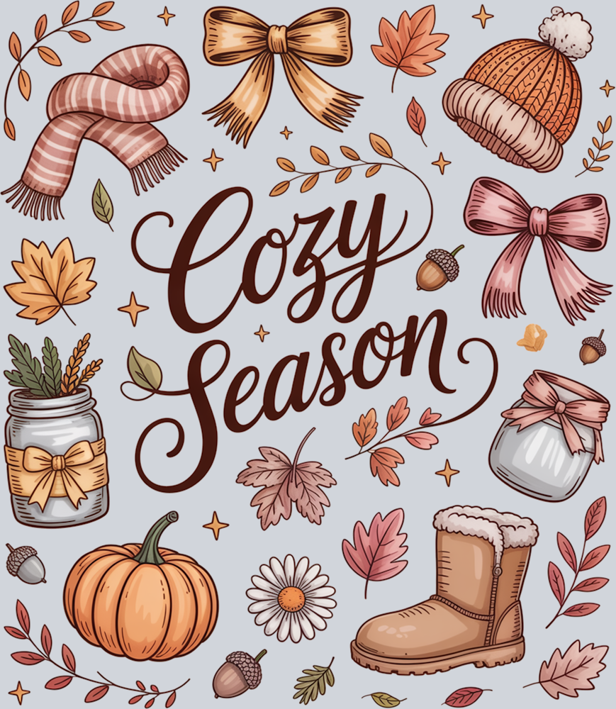 Fall Cozy Season - STK07356 (DTF Transfers)