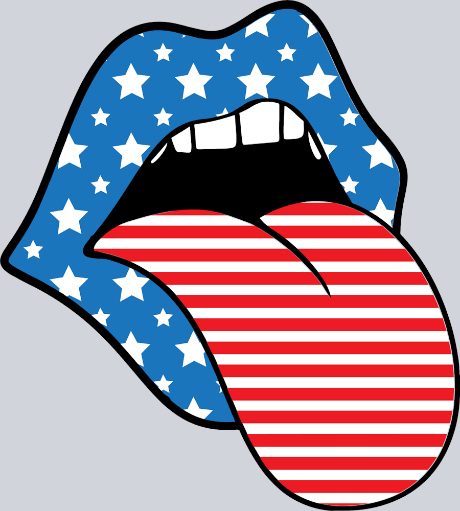 Merica Pride Lips - STK04215 (DTF Transfers)