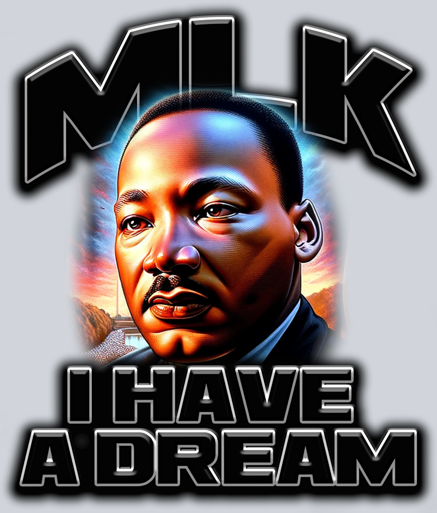 Martin Luther King Mlk I Have A Dream 1 - STK04123 (DTF Transfers)
