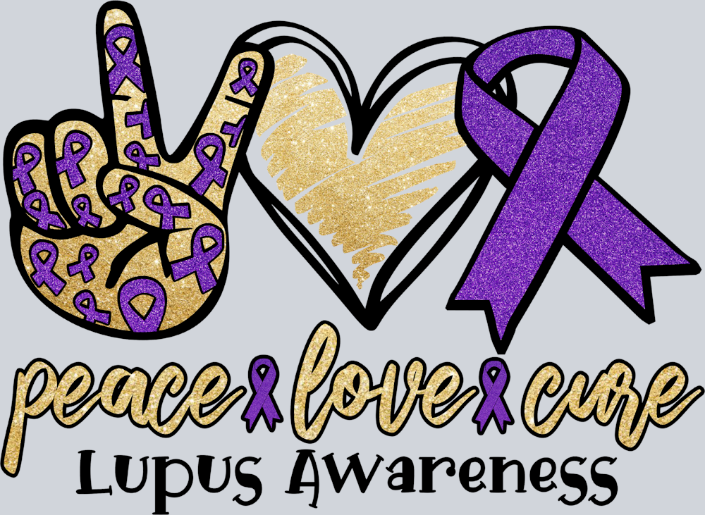 Peace Love Cure Lupus - STK04726 (DTF Transfers)