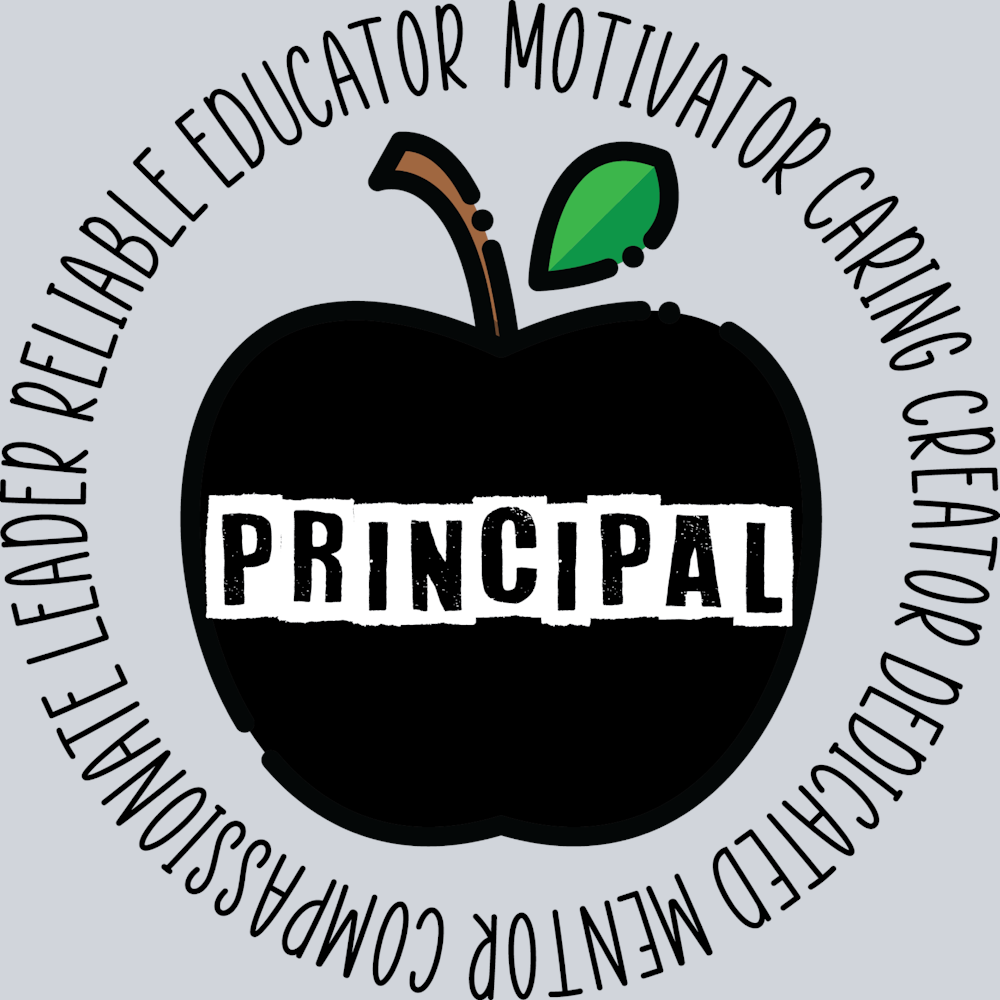 Principal Black Apple - STK05021 (DTF Transfers)