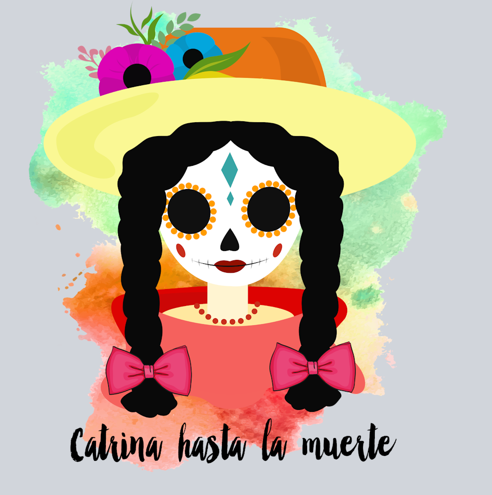 Catrina Hasta La Muerte - STK01228 (DTF Transfers)