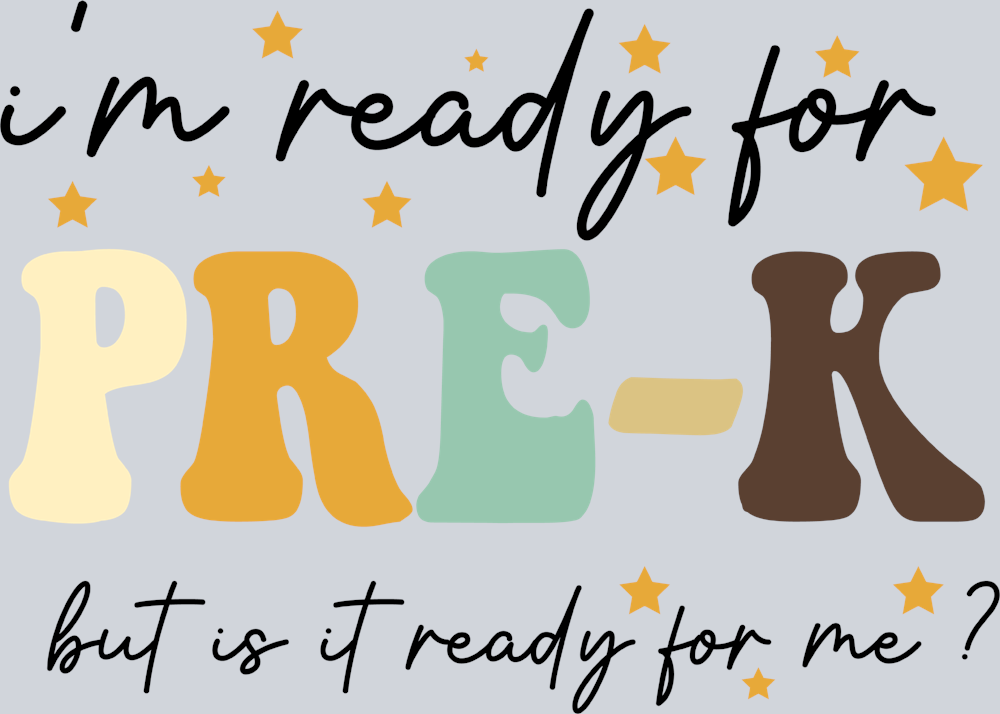 I'm Ready For Pre-K - STK03090 (DTF Transfers)