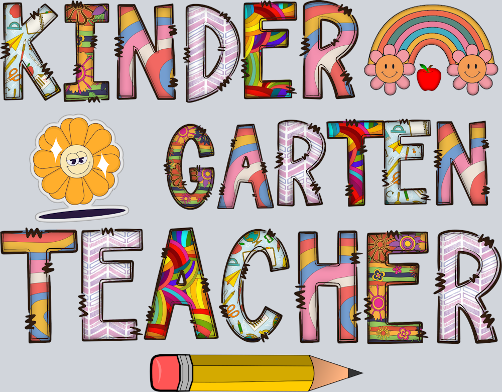Kindergarten Teacher - STK03483 (DTF Transfers)