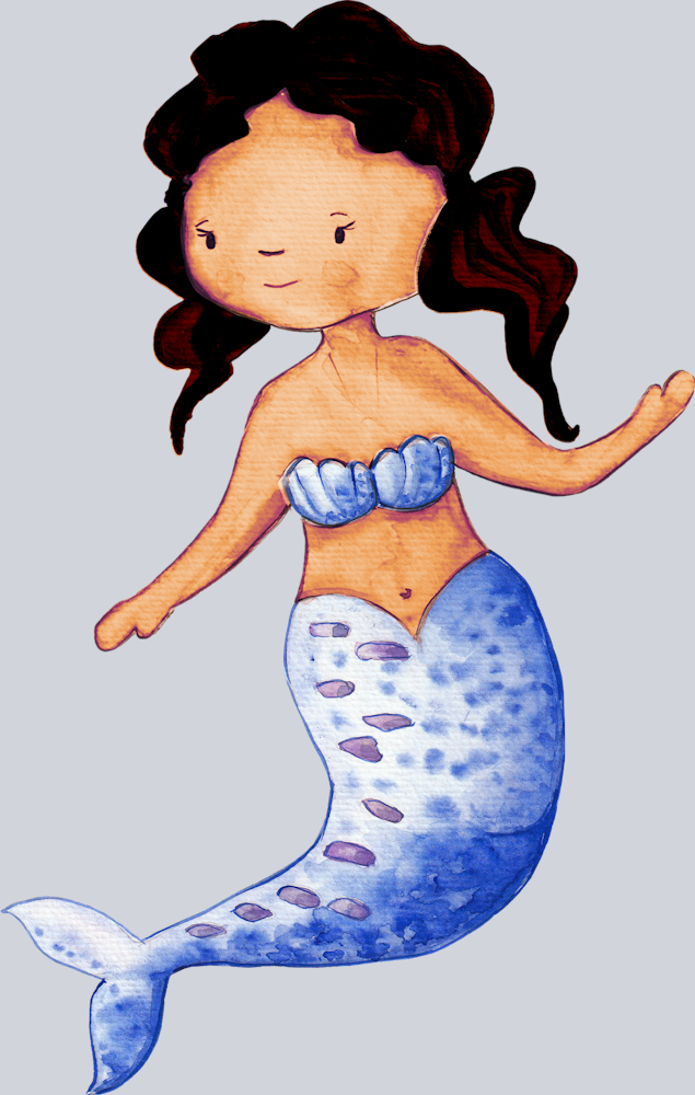Fantasy Little Mermaid 6 - STK06651 (DTF Transfers)