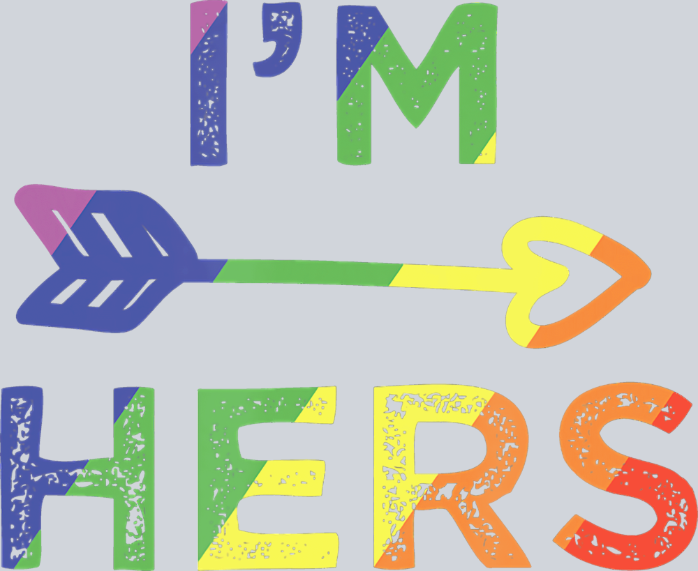 I'm Hers Arrow Left - STK03059 (DTF Transfers)