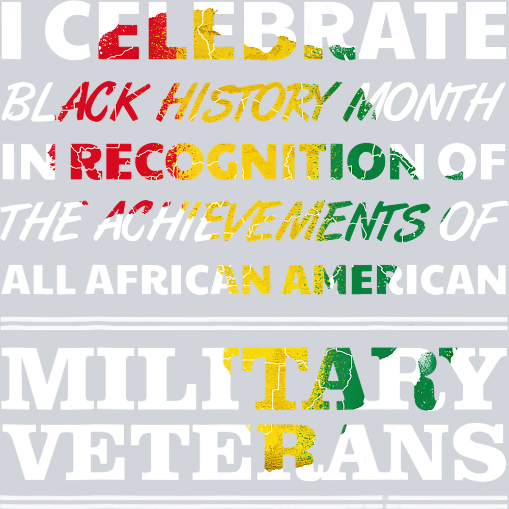 I Celebrate Military Veterans - STK02899 (DTF Transfers)