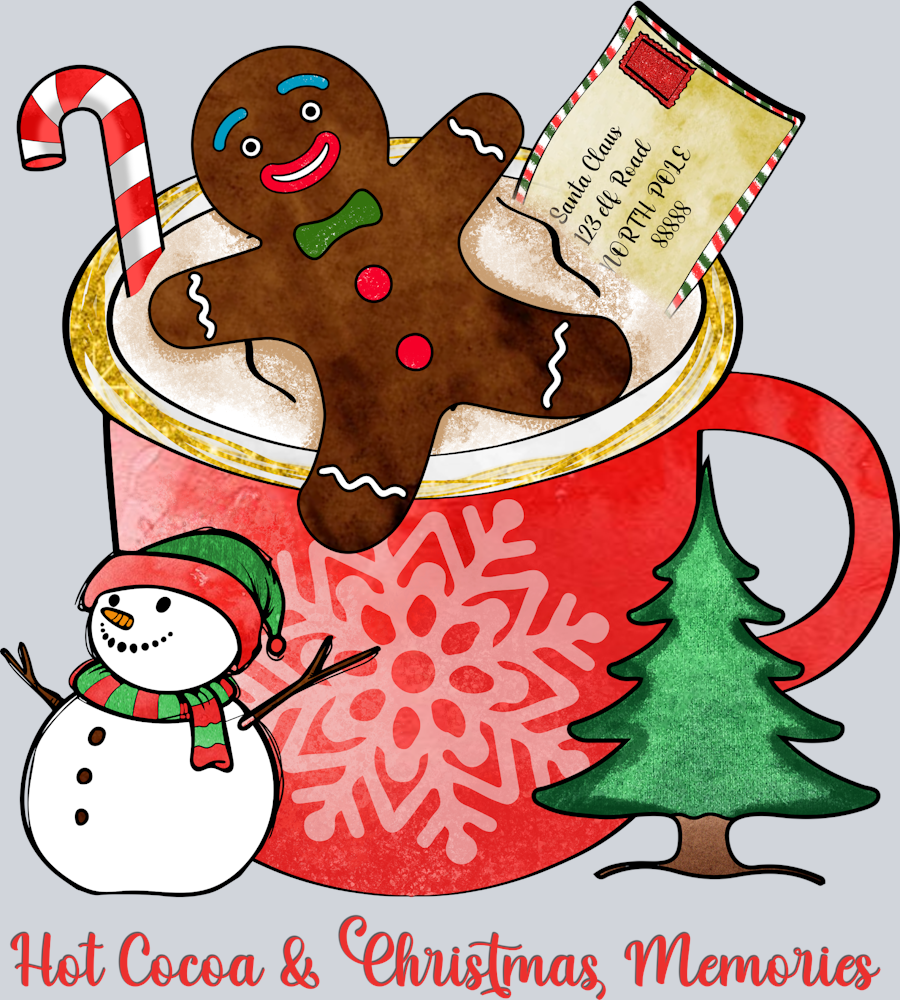 Hot Cocoa Christmas Memories - STK02803 (DTF Transfers)