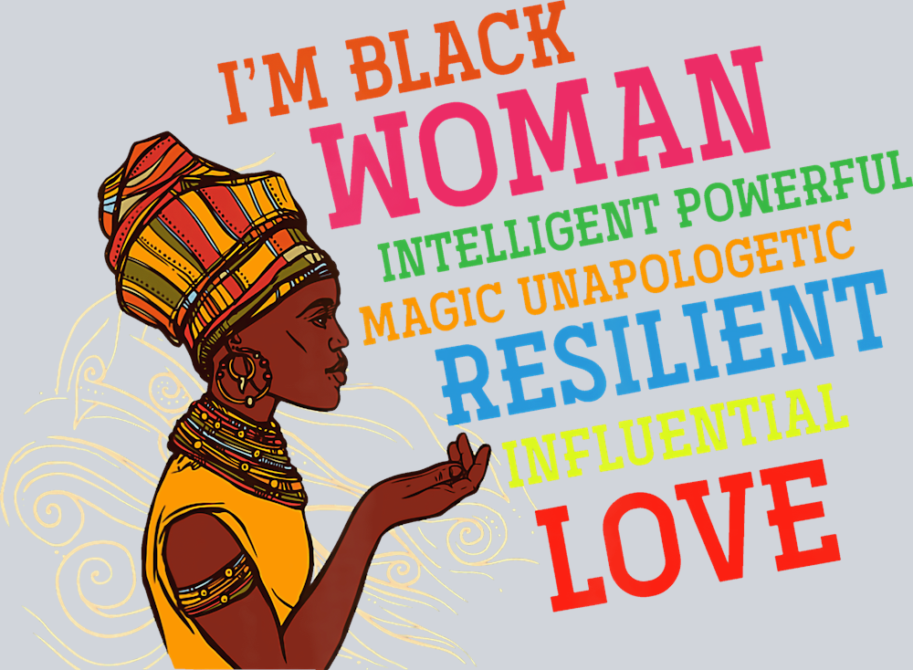 I Am Black Women 2 - STK02868 (DTF Transfers)
