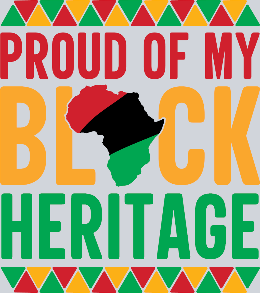 Proud Of My Black Heritage - STK05058 (DTF Transfers)