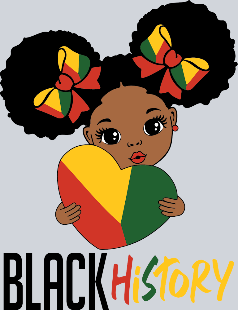 Little Miss Black History - STK03629 (DTF Transfers)