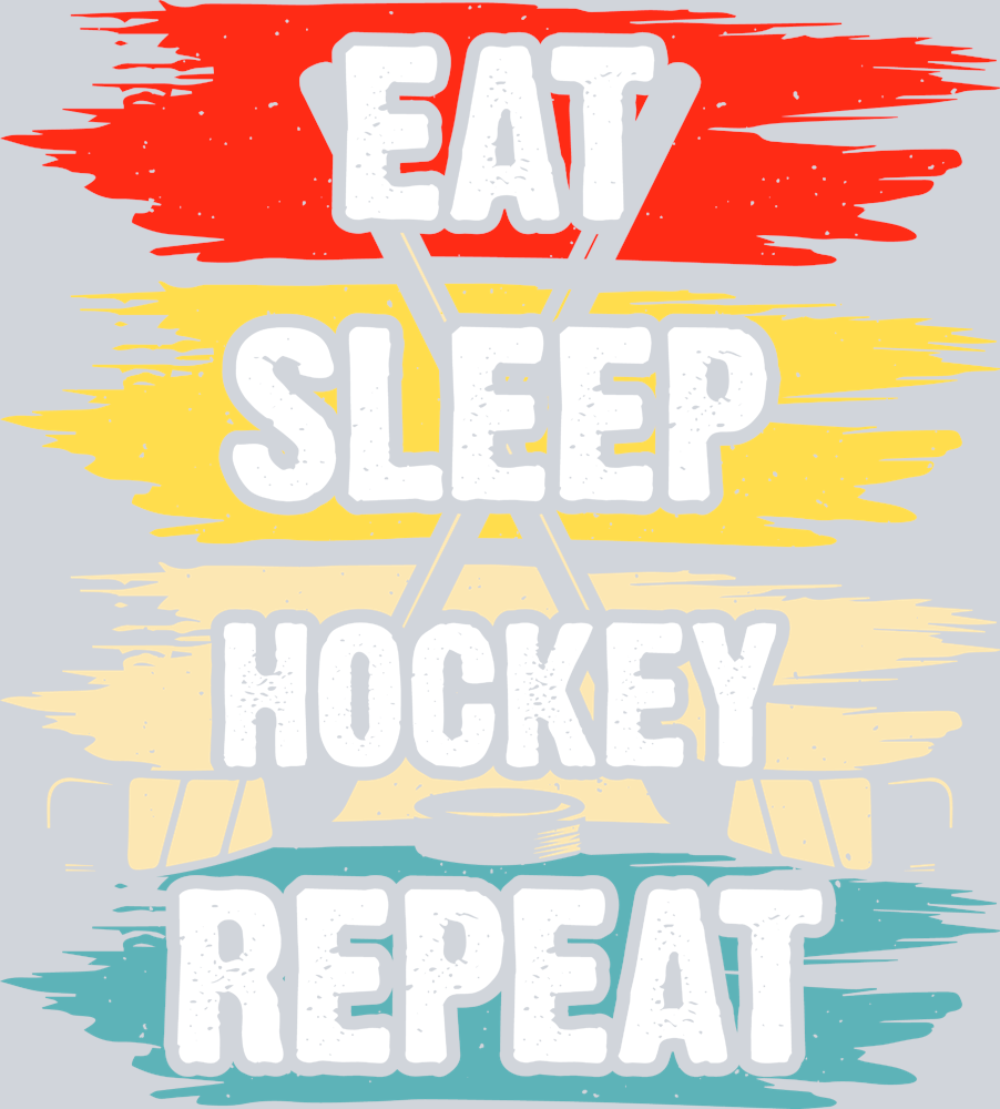 Eat Sleep Ice Hockey Repeat 3 - STK01820 (DTF Transfers)
