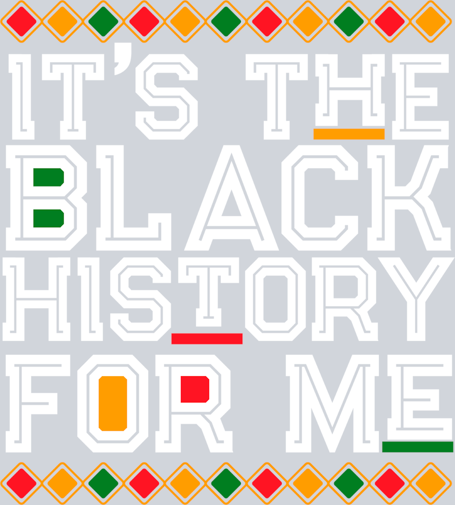 It's The Black History For Me 3 - STK03287 (DTF Transfers)