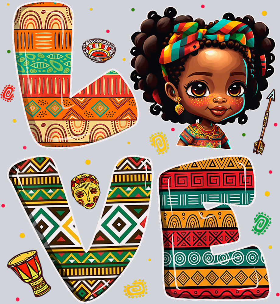 Love Black History Tribal - STK03705 (DTF Transfers)