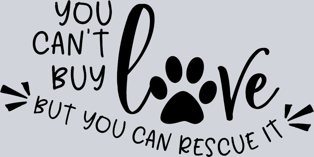 Pets Dog Cant Buy Love - STK04838 (DTF Transfers)