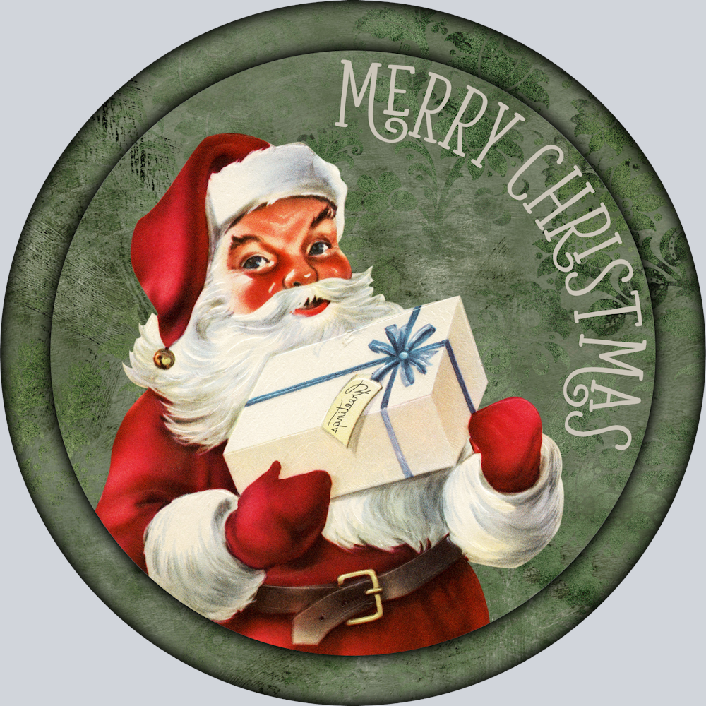 Santa Merry Christmas - STK05302 (DTF Transfers)