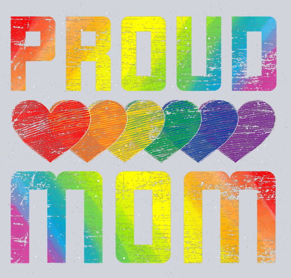 Proud Love Heart Mom - STK05052 (DTF Transfers)