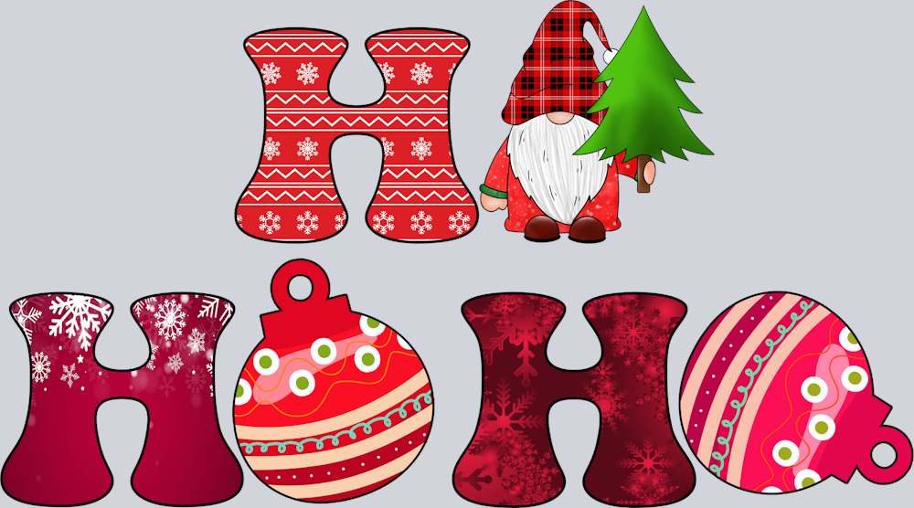 Gnome Ho Ho Ho - STK02292 (DTF Transfers)