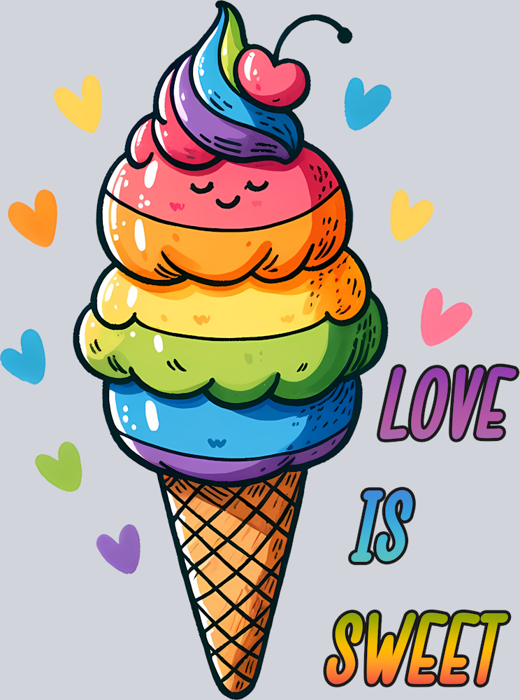 Love Is Sweet - STK03759 (DTF Transfers)