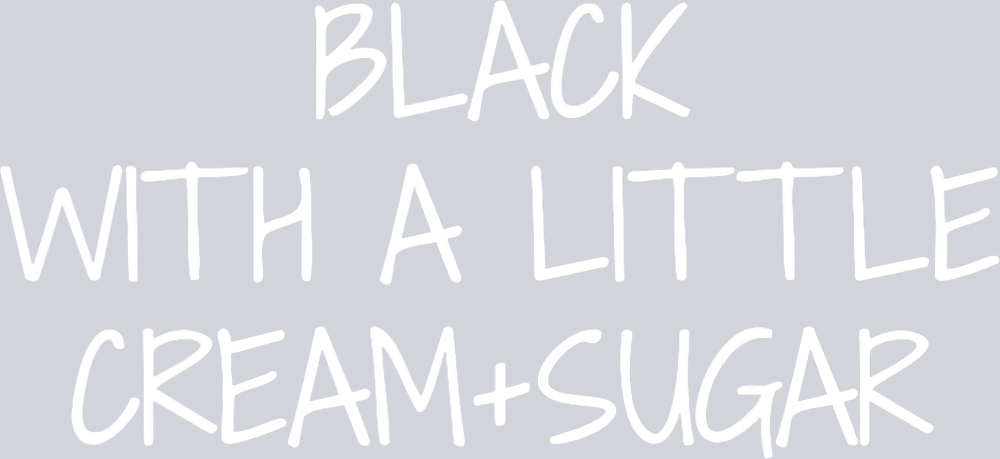 Black With Little Cream - STK00958 (DTF Transfers)
