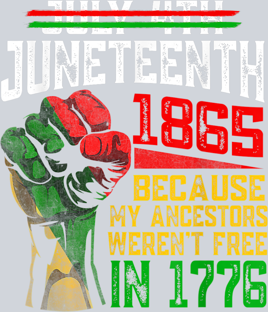 My Ancestors Werent Free In 1776 - STK04392 (DTF Transfers)