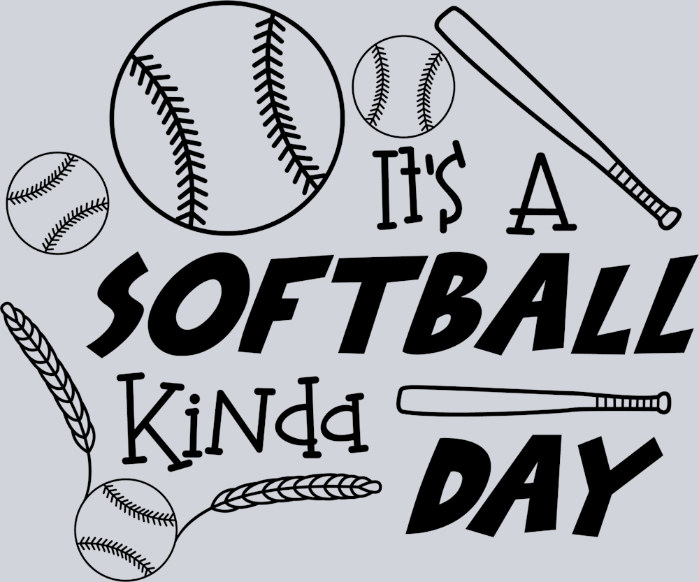 Its A Softball Kinda Day 2 - STK07331 (DTF Transfers)