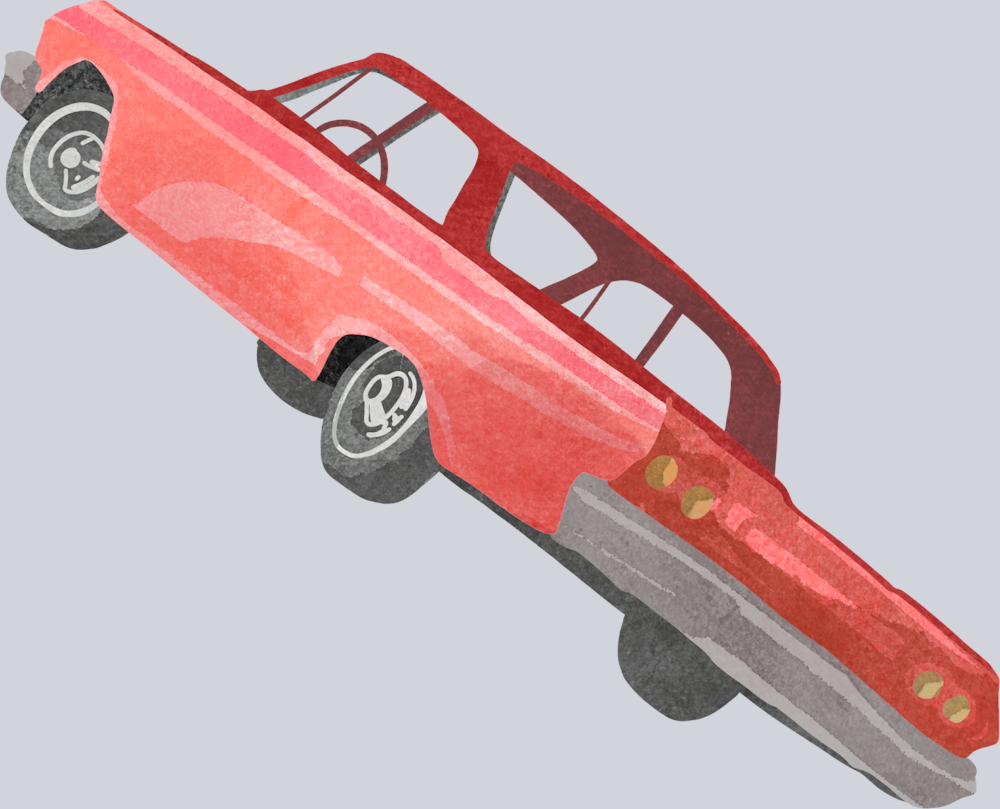 Classic Car 9 - STK06643 (DTF Transfers)