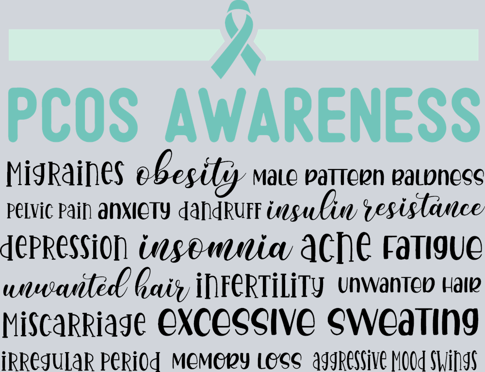 PCOS Awareness 2 - STK06894 (DTF Transfers)