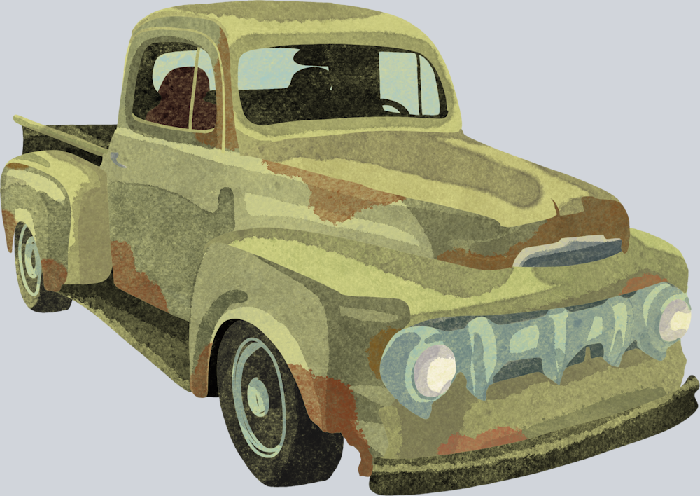 Classic Car 5 - STK06639 (DTF Transfers)